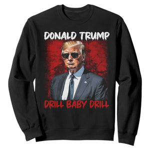 Trump Liberation Day Sweatshirt Drill Baby Drill Oilrig Oilfield TS10 Black Print Your Wear