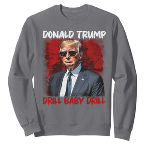 Trump Liberation Day Sweatshirt Drill Baby Drill Oilrig Oilfield TS10 Charcoal Print Your Wear