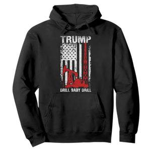 Trump Liberation Day Hoodie Drill Baby Drill Oilrig Oilfield American Flag Patriotic TS10 Black Print Your Wear