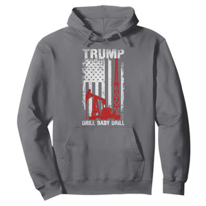 Trump Liberation Day Hoodie Drill Baby Drill Oilrig Oilfield American Flag Patriotic TS10 Charcoal Print Your Wear