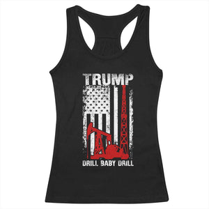 Trump Liberation Day Racerback Tank Top Drill Baby Drill Oilrig Oilfield American Flag Patriotic TS10 Black Print Your Wear