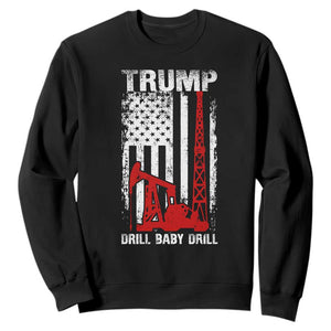 Trump Liberation Day Sweatshirt Drill Baby Drill Oilrig Oilfield American Flag Patriotic TS10 Black Print Your Wear