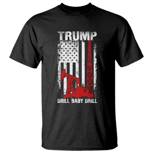 Trump Liberation Day T Shirt Drill Baby Drill Oilrig Oilfield American Flag Patriotic TS10 Black Print Your Wear