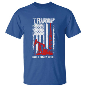 Trump Liberation Day T Shirt Drill Baby Drill Oilrig Oilfield American Flag Patriotic TS10 Royal Blue Print Your Wear