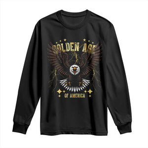 President Donald Trump Inauguration Day Long Sleeve Shirt Golden Age Of America USA Eagle TS10 Black Print Your Wear