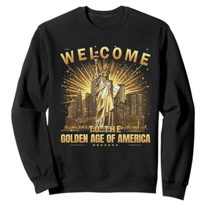 America's Golden Age Statue Of Liberty Sweatshirt TS10 Black Print Your Wear