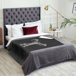Funny Cat Gym Throw Blanket Weightlifting Workout TS10 Print Your Wear