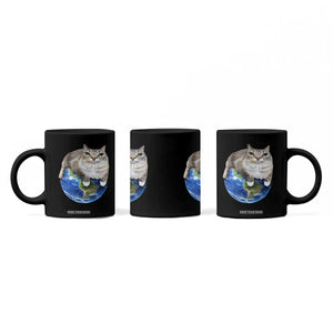 Earth Cat Silly Cat Meme Coffee Mug TS10 Print Your Wear