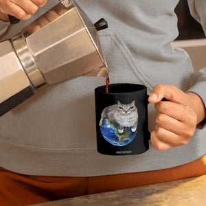 Earth Cat Silly Cat Meme Coffee Mug TS10 Print Your Wear
