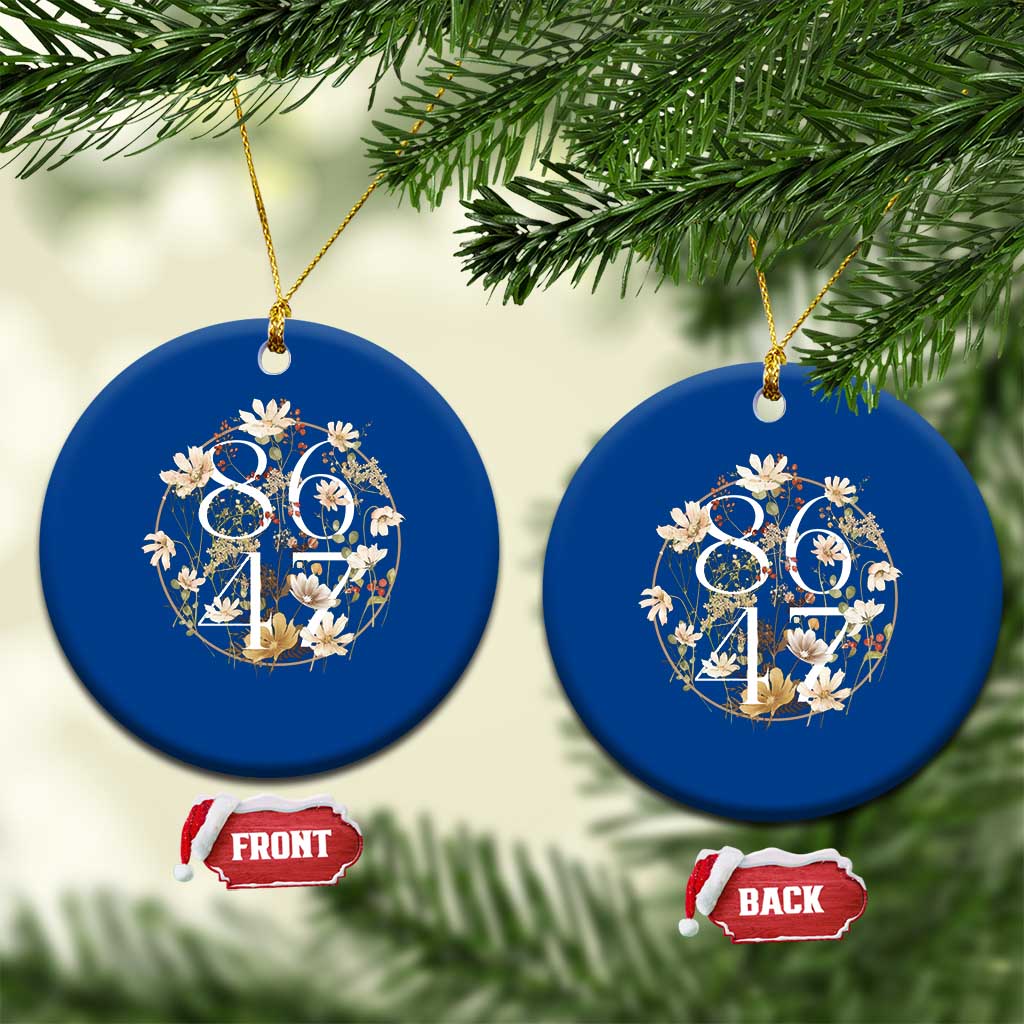 Retro 8647 Ceramic Ornament Subtle FDT Wild Flower Aesthetic TS10 1pc Blue Print Your Wear
