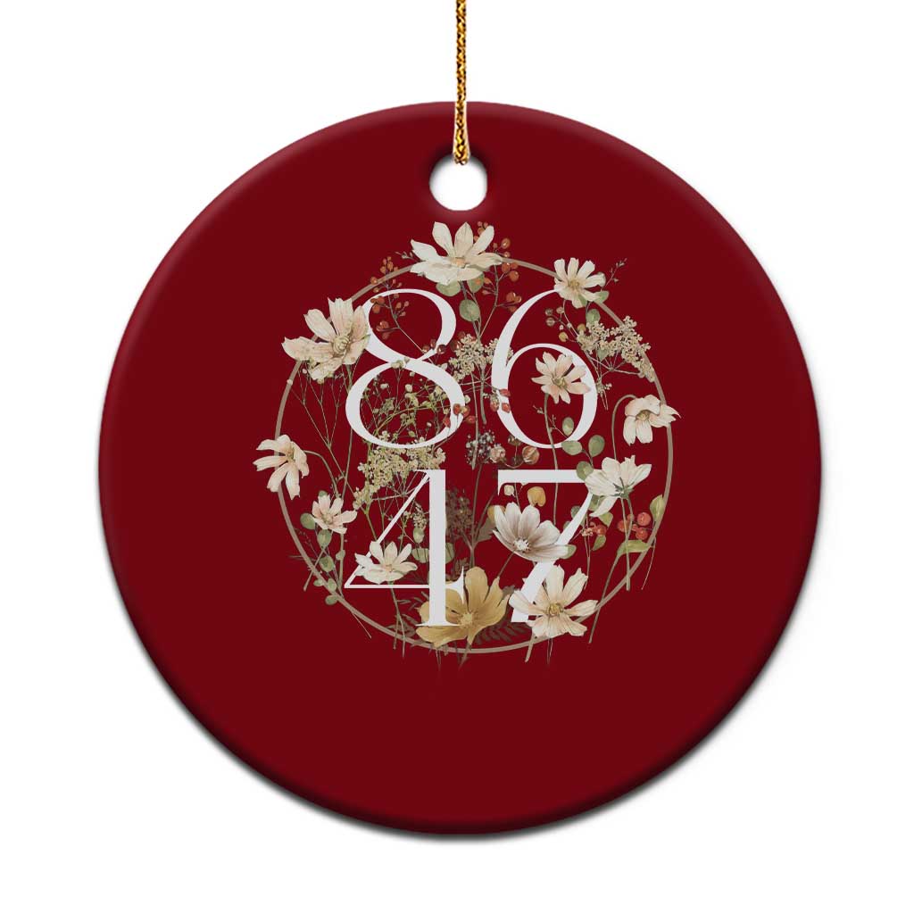 Retro 8647 Ceramic Ornament Subtle FDT Wild Flower Aesthetic TS10 1pc Red Print Your Wear