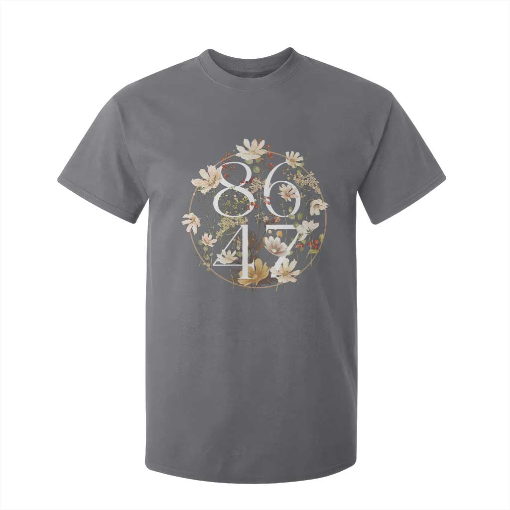 Retro 8647 T Shirt For Kid Subtle FDT Wild Flower Aesthetic TS10 Charcoal Print Your Wear