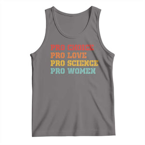 Pro Choice Pro Love Pro Science Pro Women Tank Top Retro Equal Rights TS10 Deep Heather Print Your Wear
