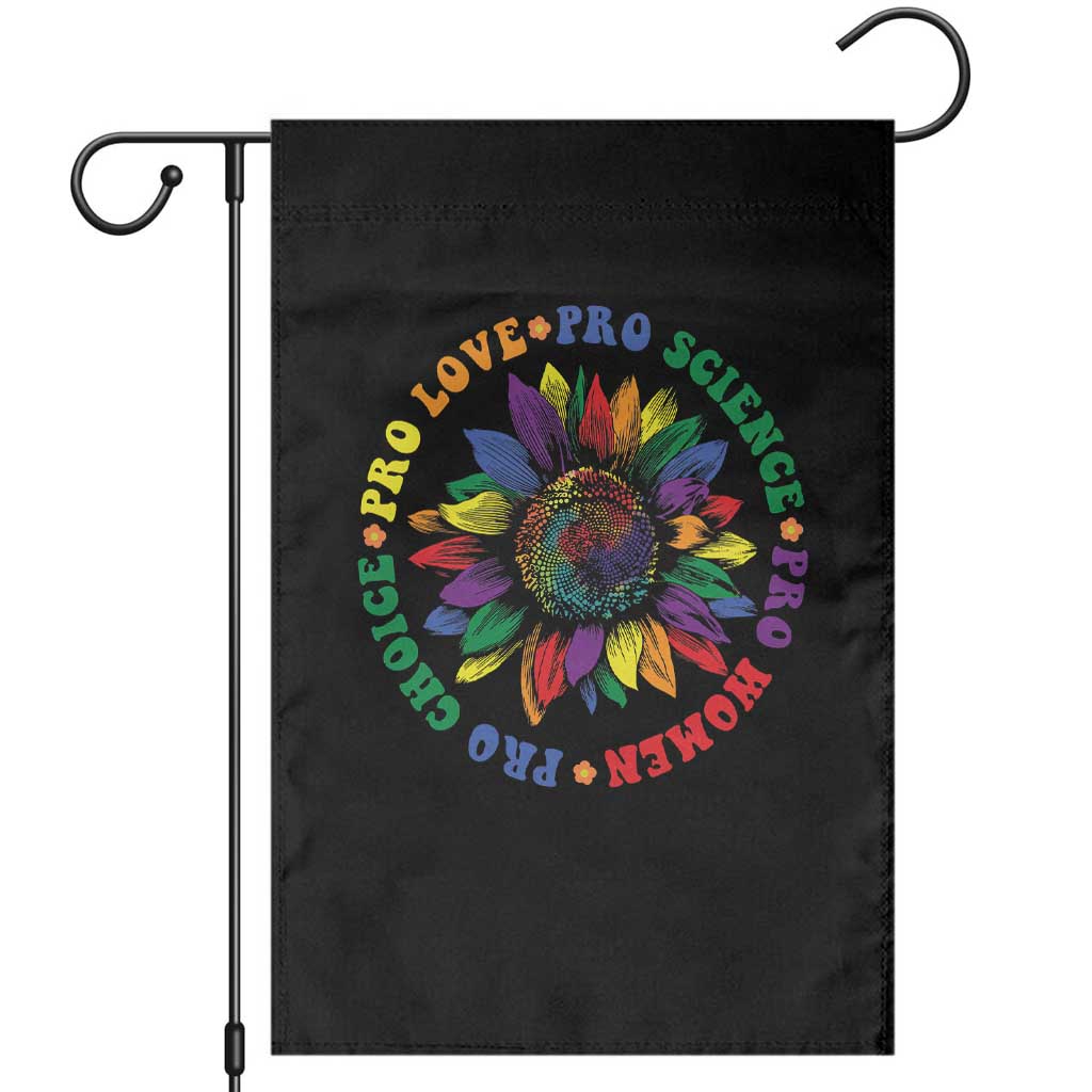 Pro Choice Women Rights Garden Flag Equal Rights Multicolored Flowers TS10 Black Print Your Wear