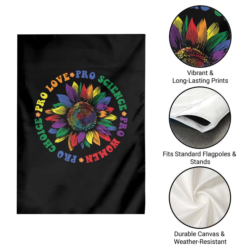 Pro Choice Women Rights Garden Flag Equal Rights Multicolored Flowers TS10 Print Your Wear