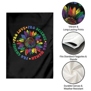 Pro Choice Women Rights Garden Flag Equal Rights Multicolored Flowers TS10 Print Your Wear