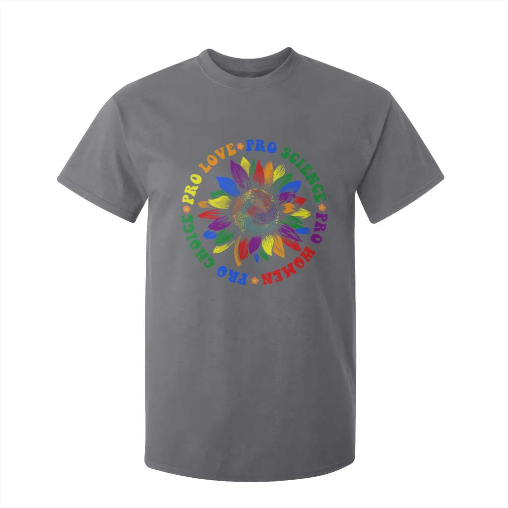 Pro Choice Women Rights T Shirt For Kid Equal Rights Multicolored Flowers TS10 Charcoal Print Your Wear