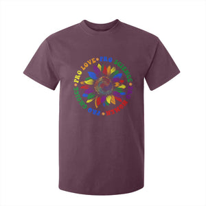 Pro Choice Women Rights T Shirt For Kid Equal Rights Multicolored Flowers TS10 Maroon Print Your Wear
