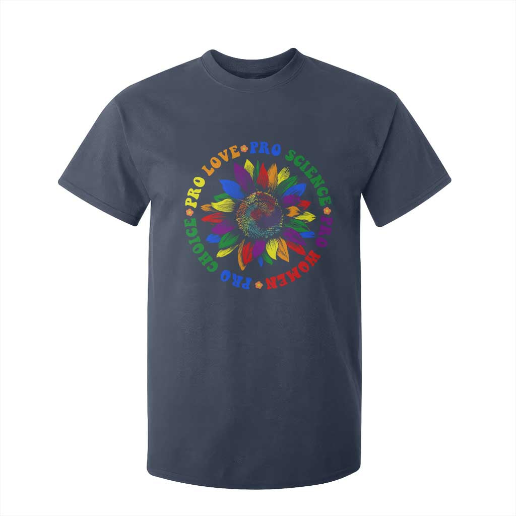 Pro Choice Women Rights T Shirt For Kid Equal Rights Multicolored Flowers TS10 Navy Print Your Wear