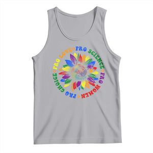 Pro Choice Women Rights Tank Top Equal Rights Multicolored Flowers TS10 Athletic Heather Print Your Wear