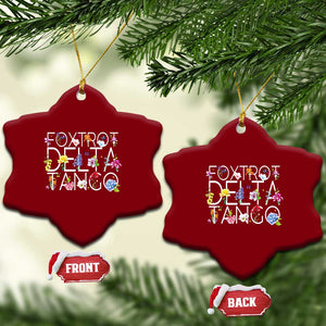 Subtle FDT Floral Ceramic Ornament Foxtrot Delta Tango Flower Resist TS10 Print Your Wear