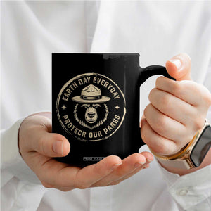 Earth Day Protect Our Parks Coffee Mug Vintage Retro Bear TS10 Print Your Wear