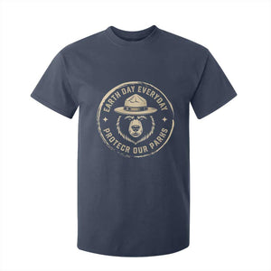 Earth Day Protect Our Parks T Shirt For Kid Vintage Retro Bear TS10 Navy Print Your Wear