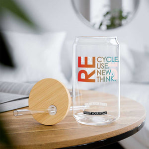 Environmental Activism Glass Can Recycle Reuse Renew Rethink Earth Day TS10 Print Your Wear