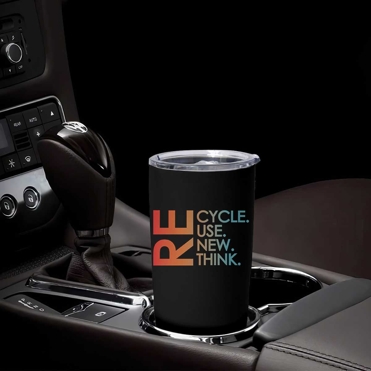 Environmental Activism Tumbler Cup Recycle Reuse Renew Rethink Earth Day TS10 Print Your Wear
