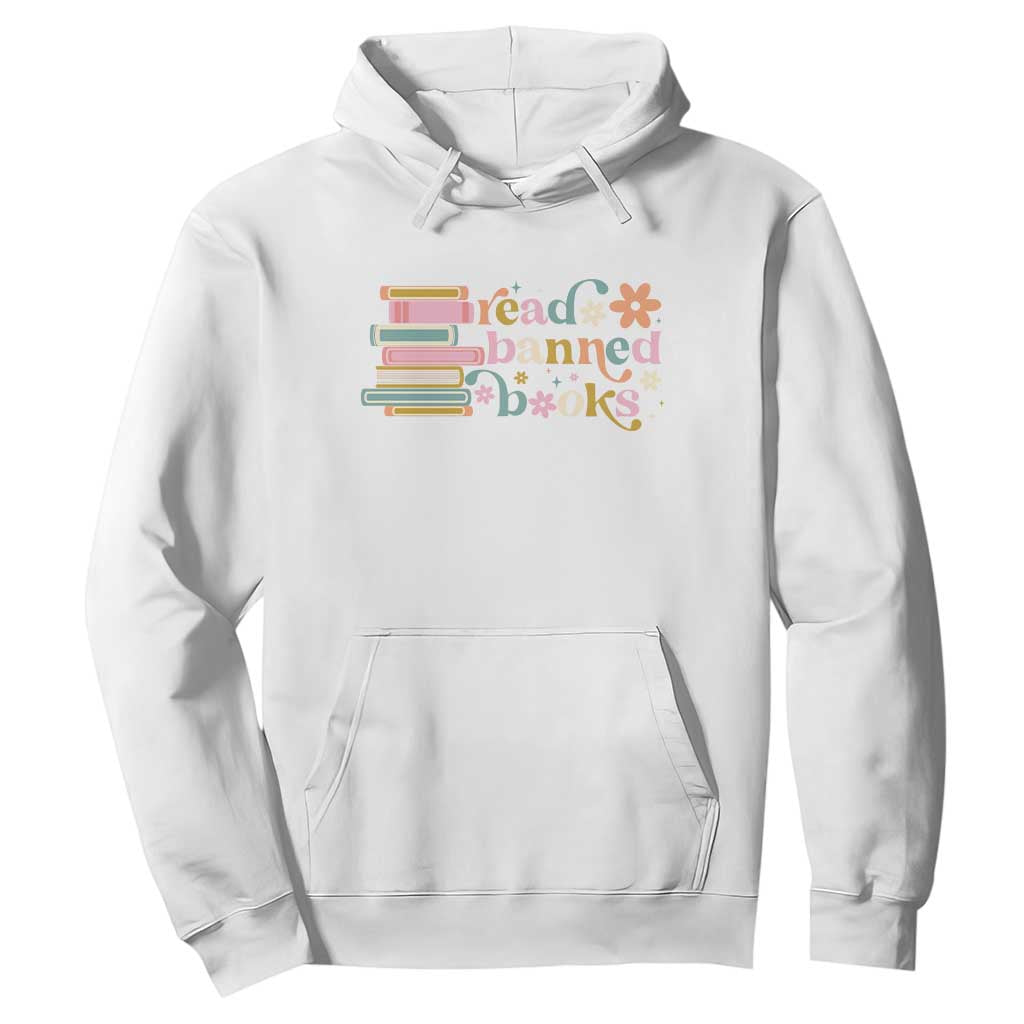 Vintage Read Banned Books Hoodie TS10 White Print Your Wear