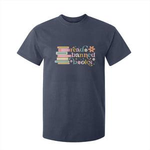 Vintage Read Banned Books T Shirt For Kid TS10 Navy Print Your Wear