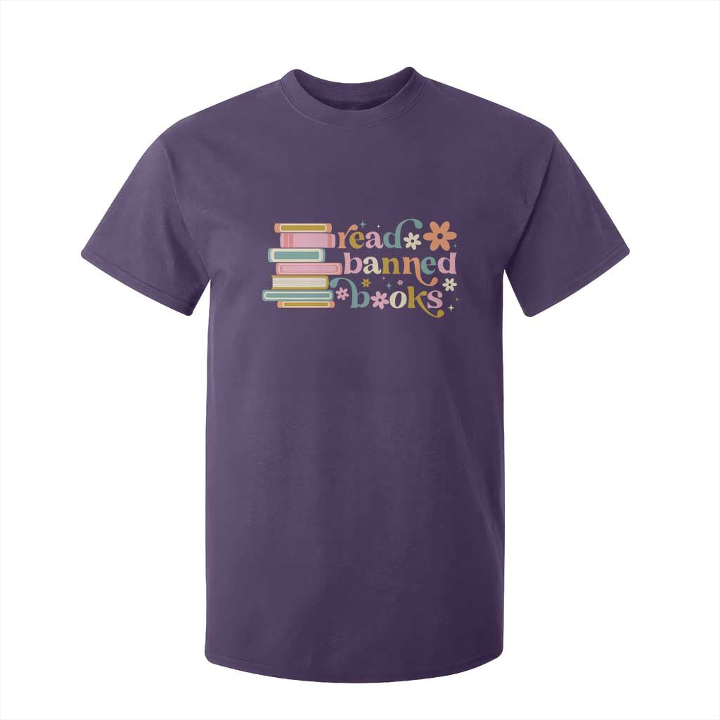 Vintage Read Banned Books T Shirt For Kid TS10 Purple Print Your Wear