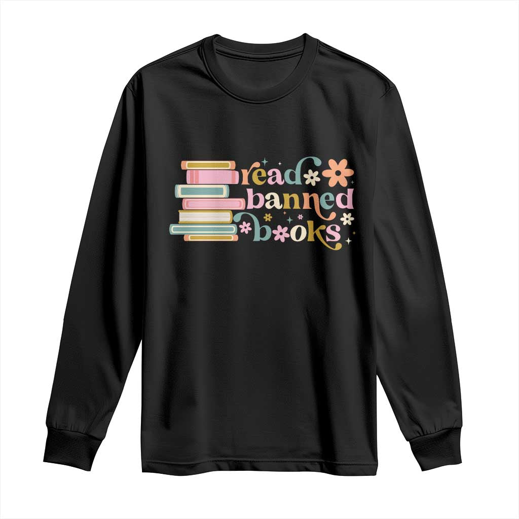 Vintage Read Banned Books Long Sleeve Shirt TS10 Black Print Your Wear