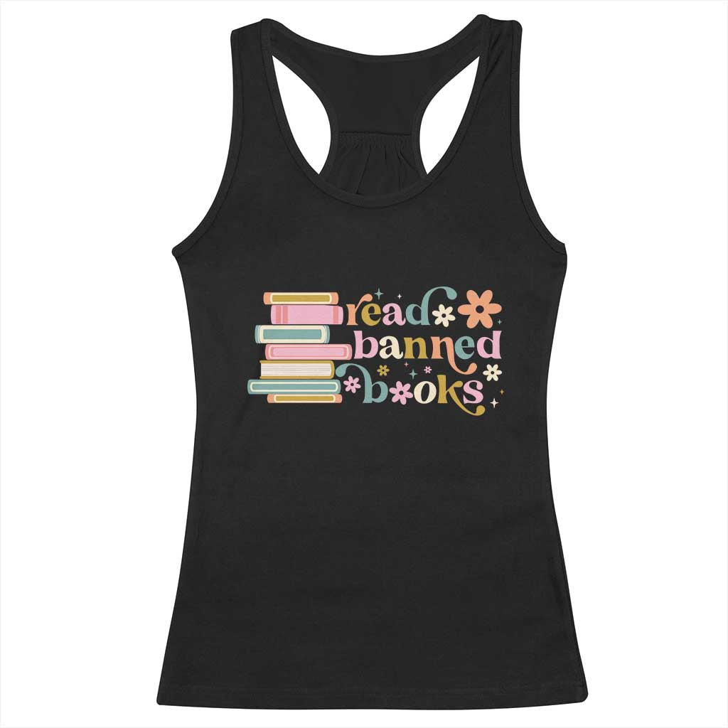 Vintage Read Banned Books Racerback Tank Top TS10 Black Print Your Wear