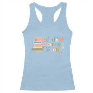 Vintage Read Banned Books Racerback Tank Top TS10 Light Blue Print Your Wear