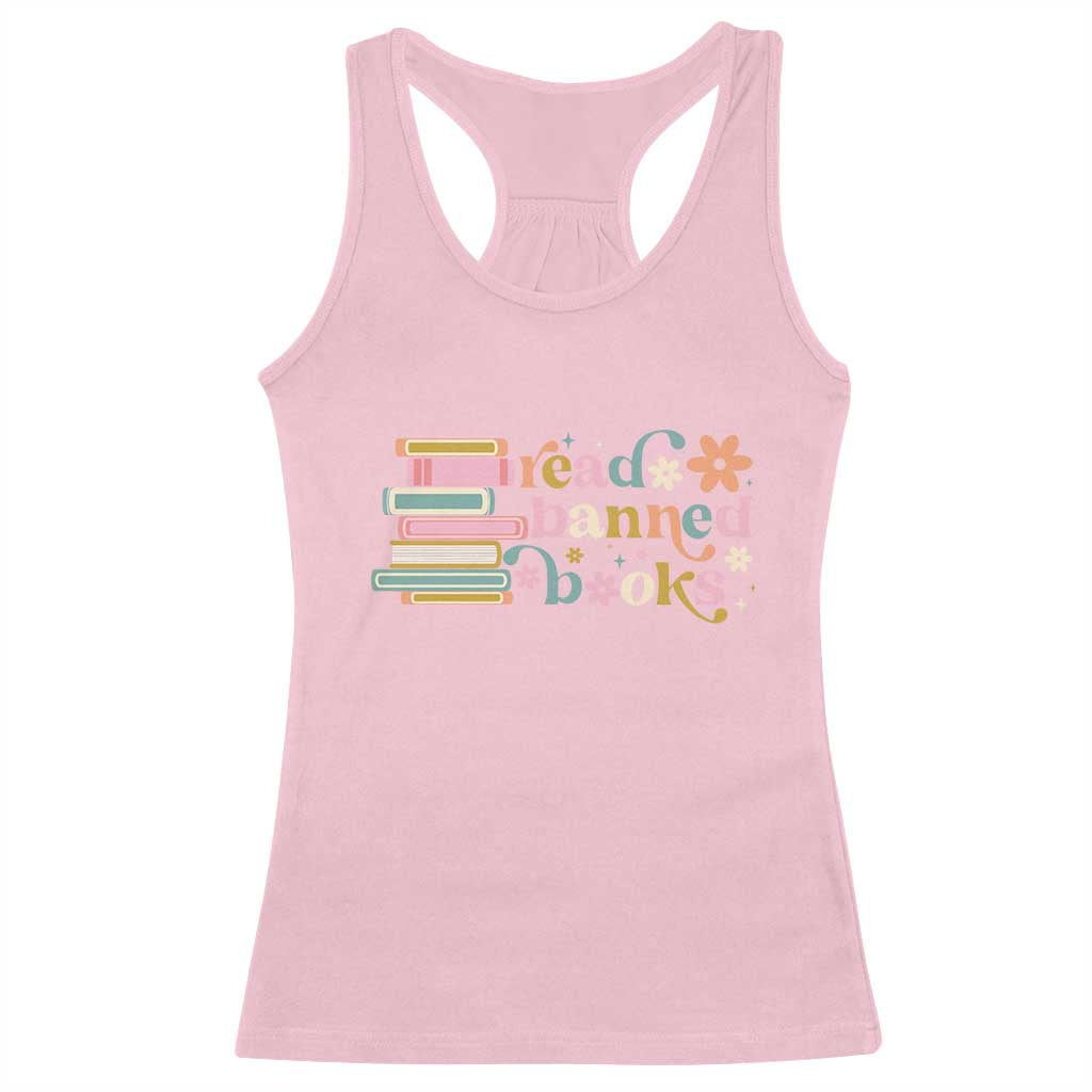 Vintage Read Banned Books Racerback Tank Top TS10 Light Pink Print Your Wear