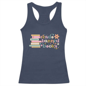 Vintage Read Banned Books Racerback Tank Top TS10 Navy Print Your Wear