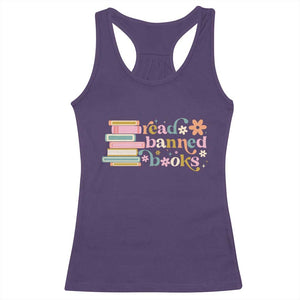 Vintage Read Banned Books Racerback Tank Top TS10 Purple Print Your Wear