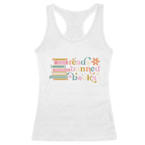 Vintage Read Banned Books Racerback Tank Top TS10 White Print Your Wear