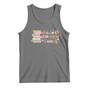 Vintage Read Banned Books Tank Top TS10 Black Heather Print Your Wear