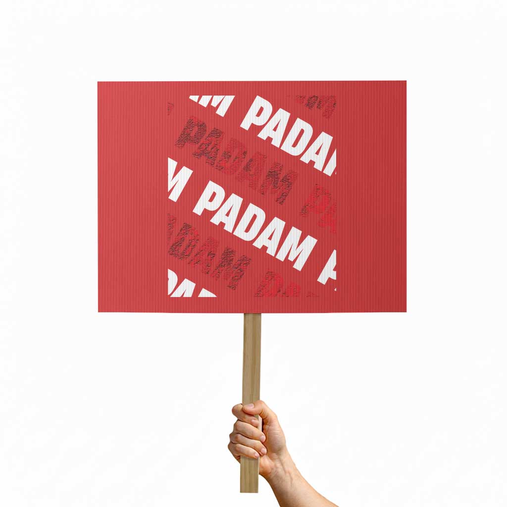 Pride Month Protest Sign Padam Padam Heartbeat LGBTQ TS10 Horizontal 18