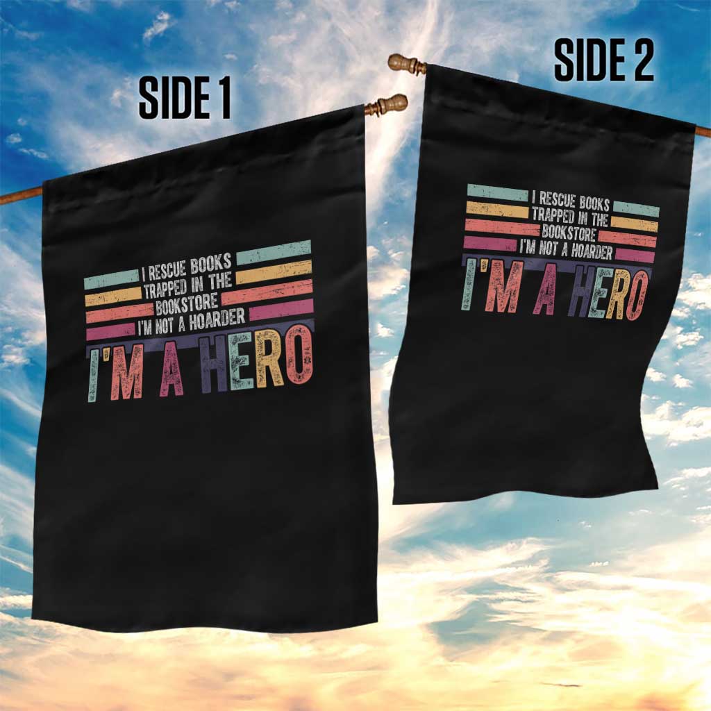 Book Lover Garden Flag I Rescue Books TS10 Print Your Wear