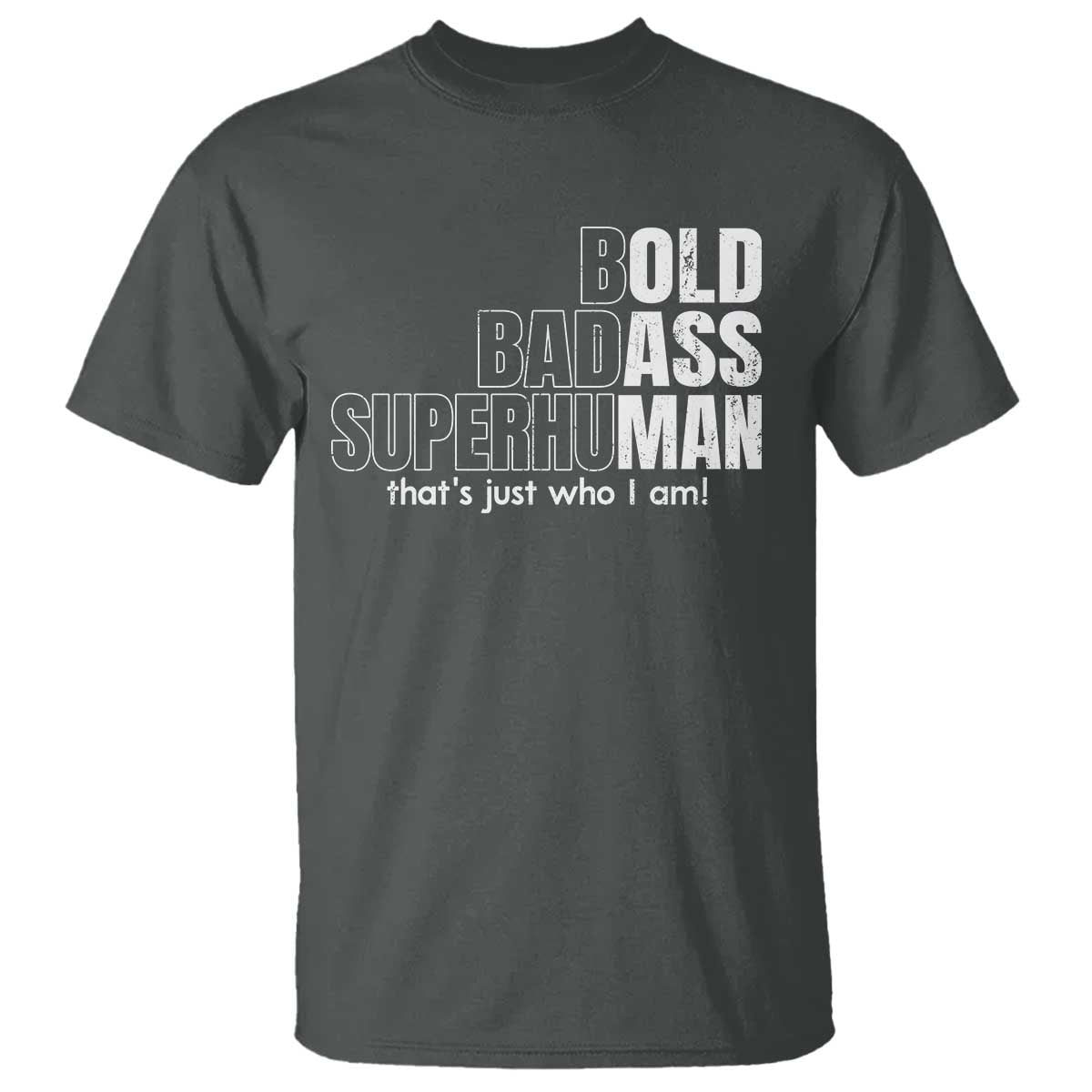 Funny Bald Dad T Shirt Old Man Saying Gag Gift Fathers Day TS10 Dark Heather Print Your Wear
