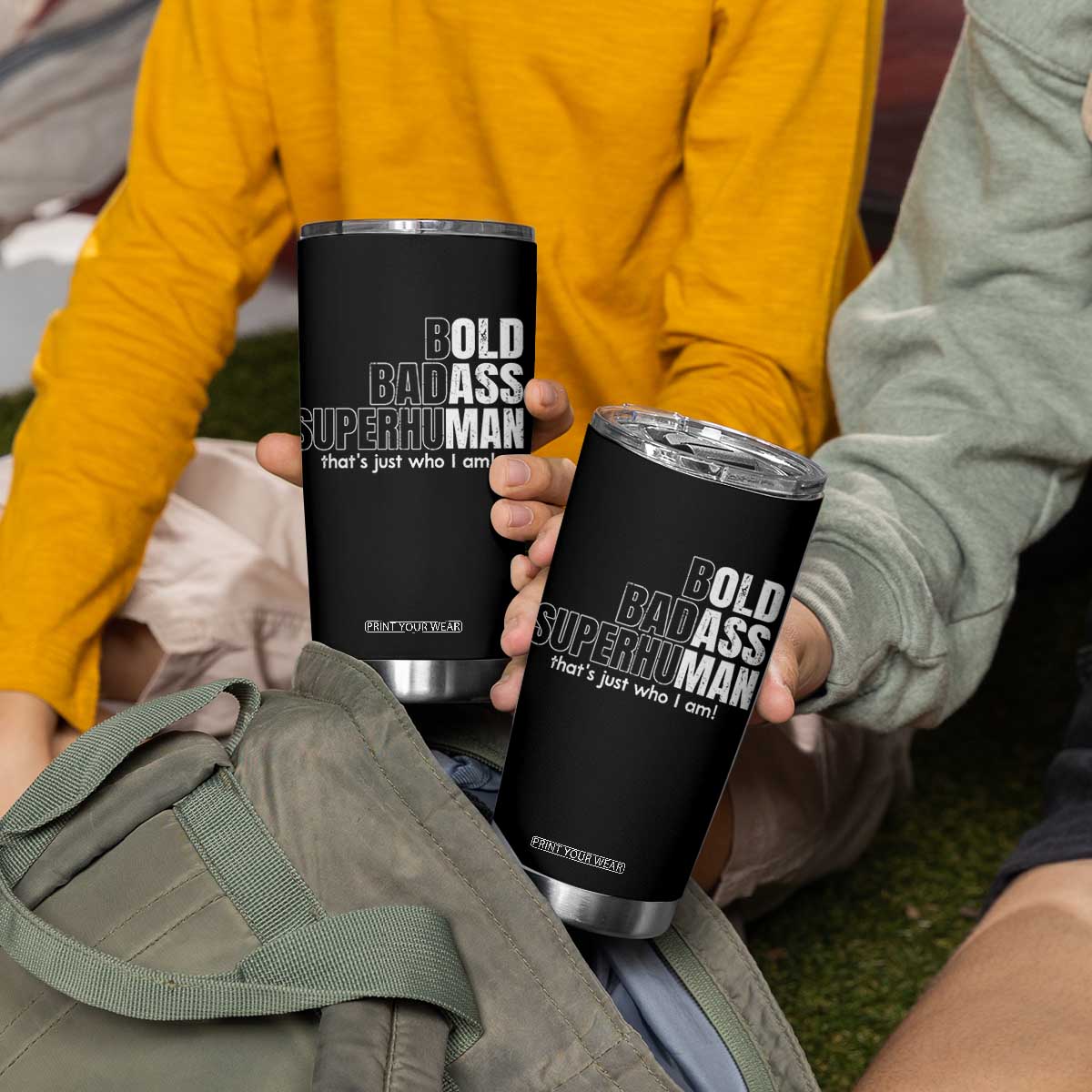 Funny Bald Dad Tumbler Cup Old Man Saying Gag Gift Fathers Day TS10 Print Your Wear