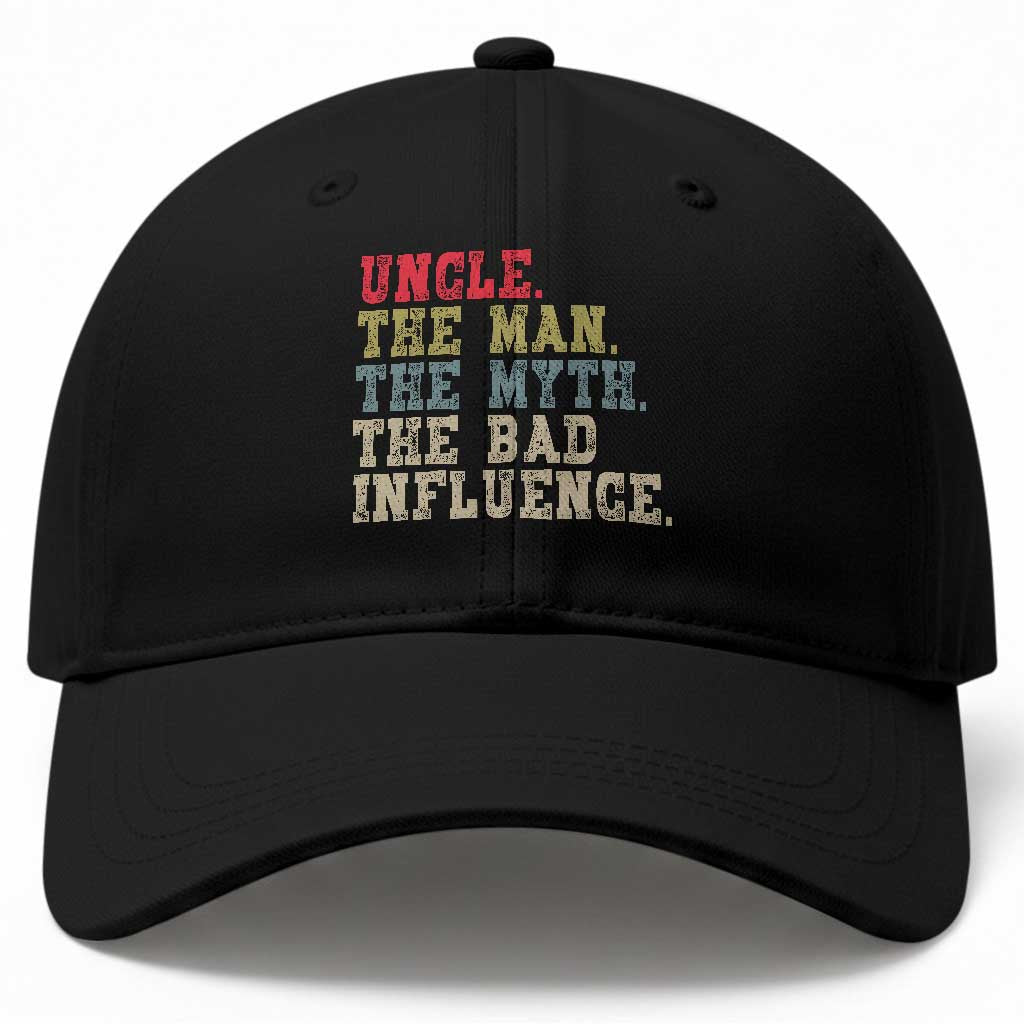 Retro Uncle Baseball Cap Best Funny Uncle Fathers Day TS10 Print Your Wear