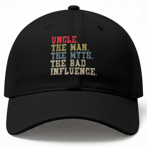 Retro Uncle Baseball Cap Best Funny Uncle Fathers Day TS10 Print Your Wear