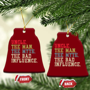 Retro Uncle Ceramic Ornament Best Funny Uncle Fathers Day TS10 Print Your Wear