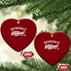 Officially Retired 2025 Ceramic Ornament Vintage Retirement TS10 Print Your Wear