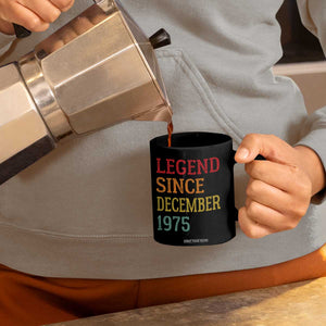 Legend Since December 1975 Coffee Mug Vintage Retro 50th Birthday Gifts TS10 Print Your Wear