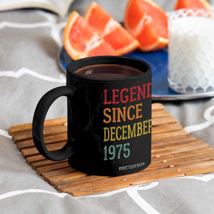 Legend Since December 1975 Coffee Mug Vintage Retro 50th Birthday Gifts TS10 Print Your Wear